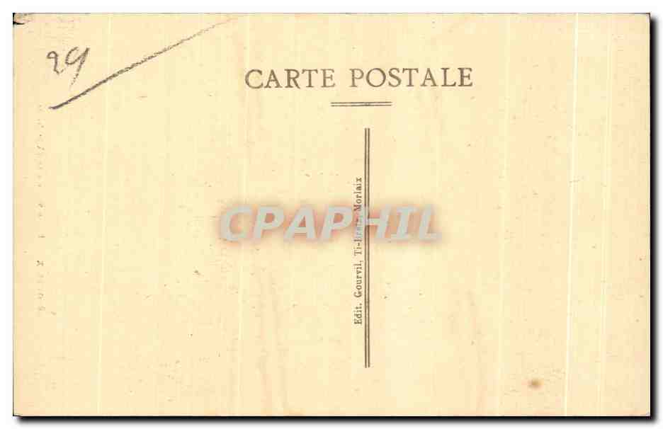 CPA Morlaix Eglise St Melaine XV siecle — Rückseite