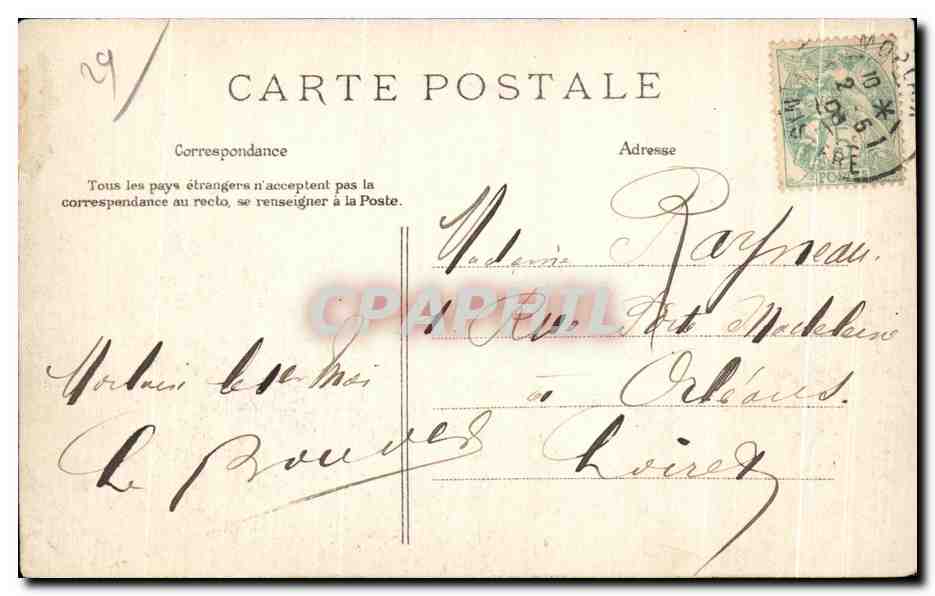 CPA Morlaix Panorama pris de la Caserne — Rückseite