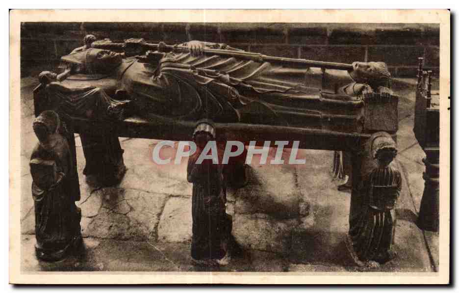 CPA Locronan Tombeau gothique du XVI siecle de Saint Ronan dans le Penity bati par Renee de France