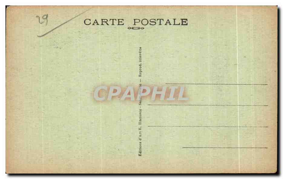 CPA Porche Notre Dame Basilique N D de Folgoet — Rückseite
