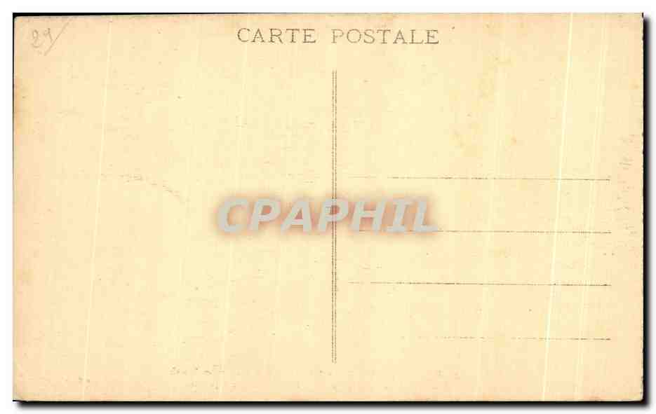 CPA Folgoat Vue interieure de I Eglise le Jube et la Chaire a precher — Rückseite