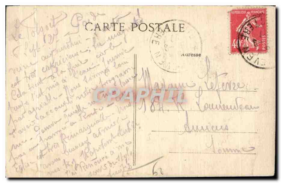 CPA Le Folgoet L Eglise Cote Meridional — Rückseite