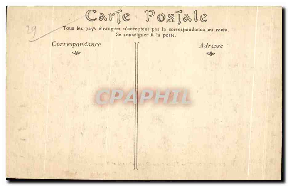 CPA Le Folgoet Eglise Notre Dame cote sud et Transept — Rückseite