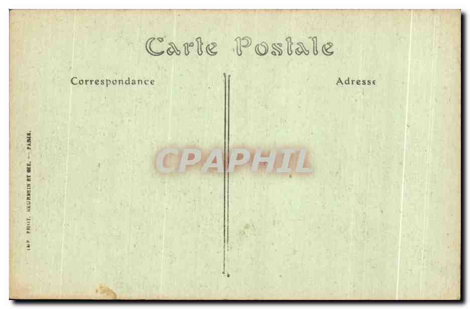 CPA Le Folgoet Finstere Interieur de I Eglise le Jube — Rückseite