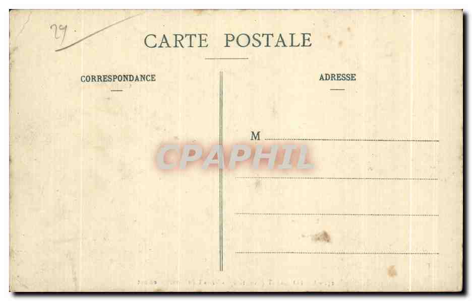 CPA Le Folgoet Finistere Vitrail du Couronnement — Rückseite
