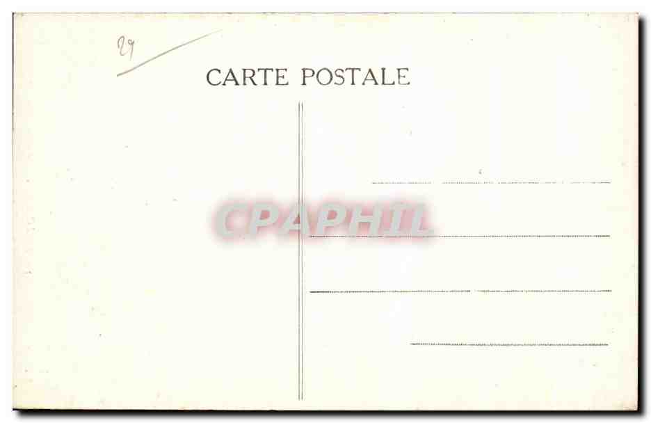 CPA Le Folgoet Porche de la Facade — Rückseite