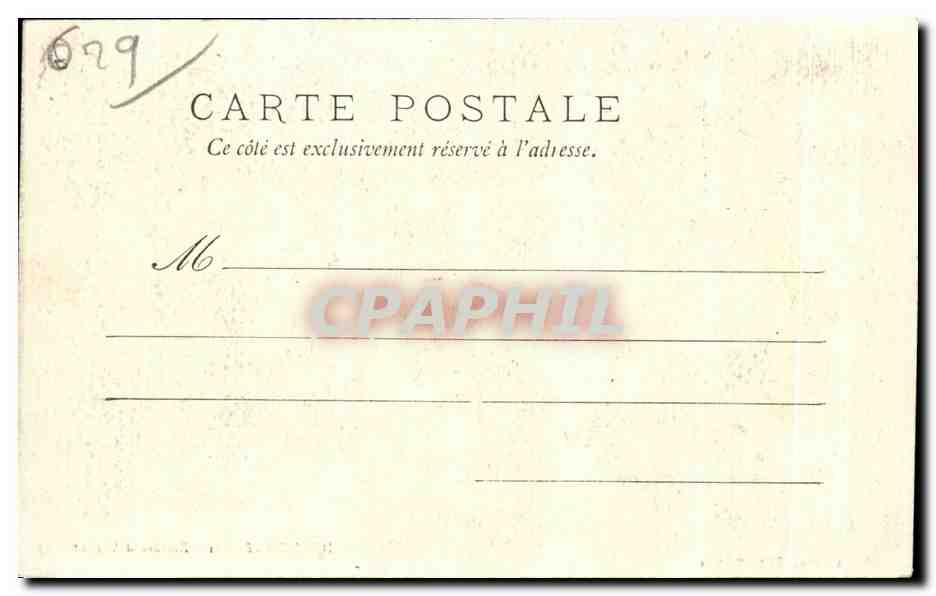 CPA Huelgoat Riviere d Argent — Rückseite