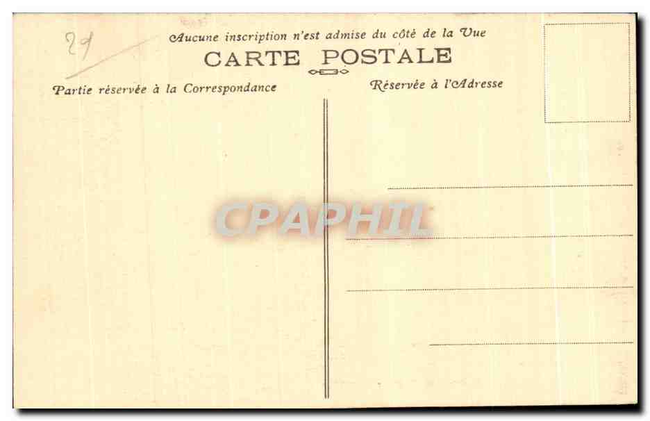 CPA Clocher de la Basilique de Notre Dame du Folgoet — Rückseite