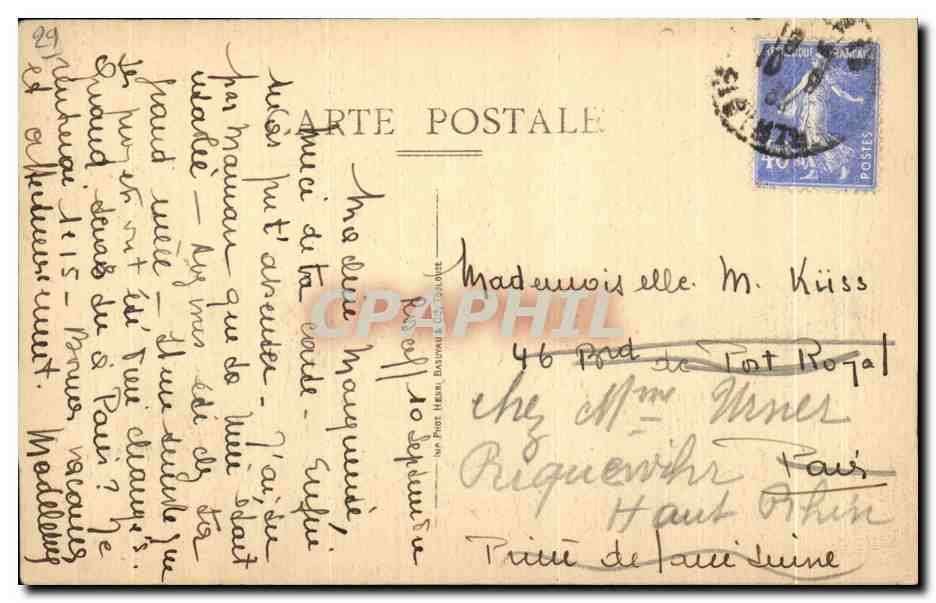 CPA Le Folgoet Ficade de I Eglise de N D — Rückseite