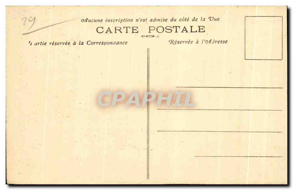 CPA Clochev de la Basilique de N D du Folgoet — Rückseite