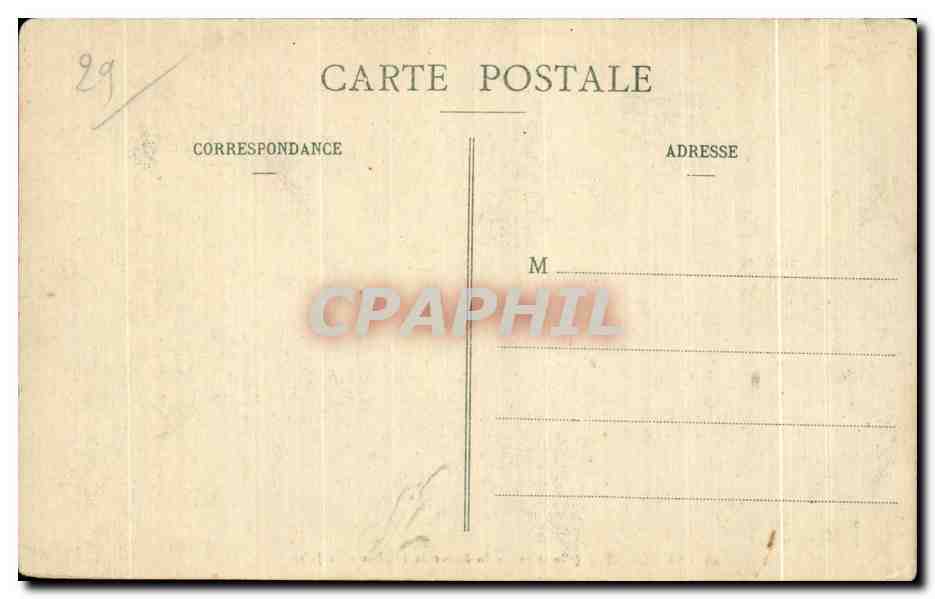 CPA Le Folgoet Finistere Interieur de I Eglise Le Jube — Rückseite