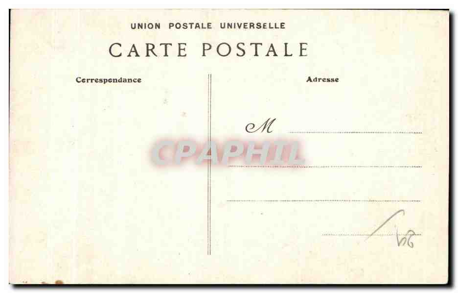 CPA Le Folgoet Vitrail de I Apparition de la Sainte Vierge a Salaun Le Fou — Rückseite