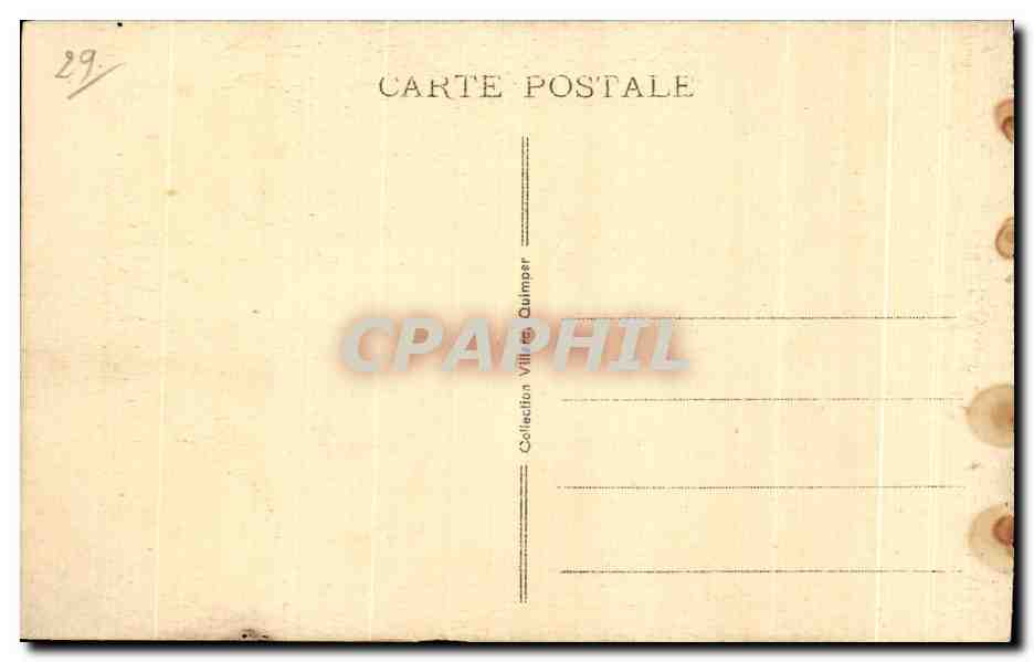 CPA AR Folgoat Le Vitrail du Couronnement de la Vierge Rosace du Tramp — Rückseite
