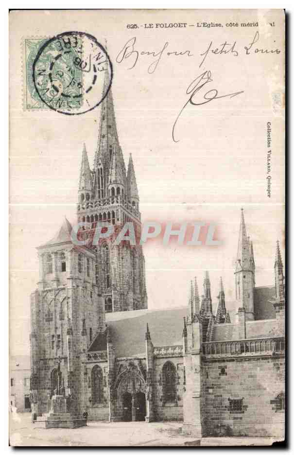 CPA Le Folgoet L Eglise cote meridional