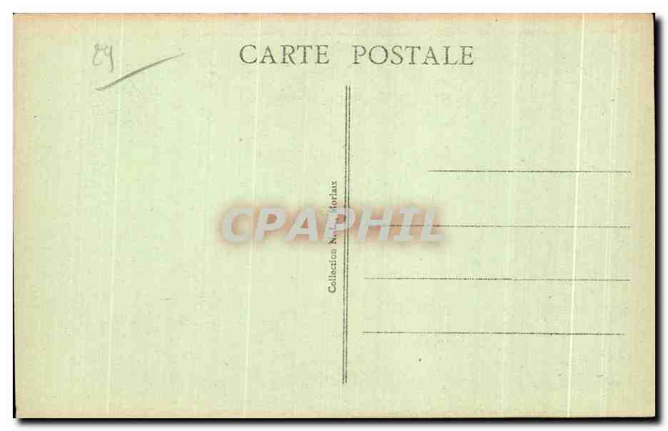 CPA Environs de Plougasnou Tregastel Primel Etude de Rochers — Rückseite