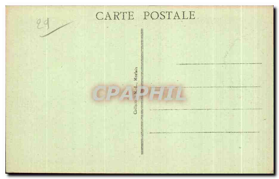 CPA Environs de Plougasnou Tregastel Primel La Crevasse — Rückseite