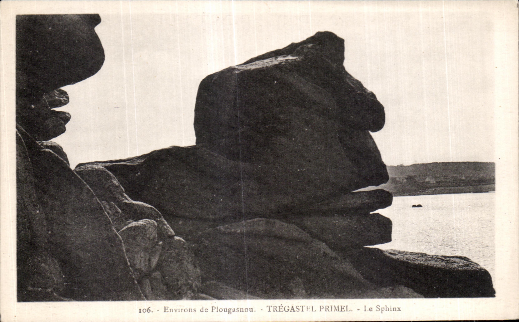 CPA Environs de Plougasnou Tregastel Primel Le Sphinx