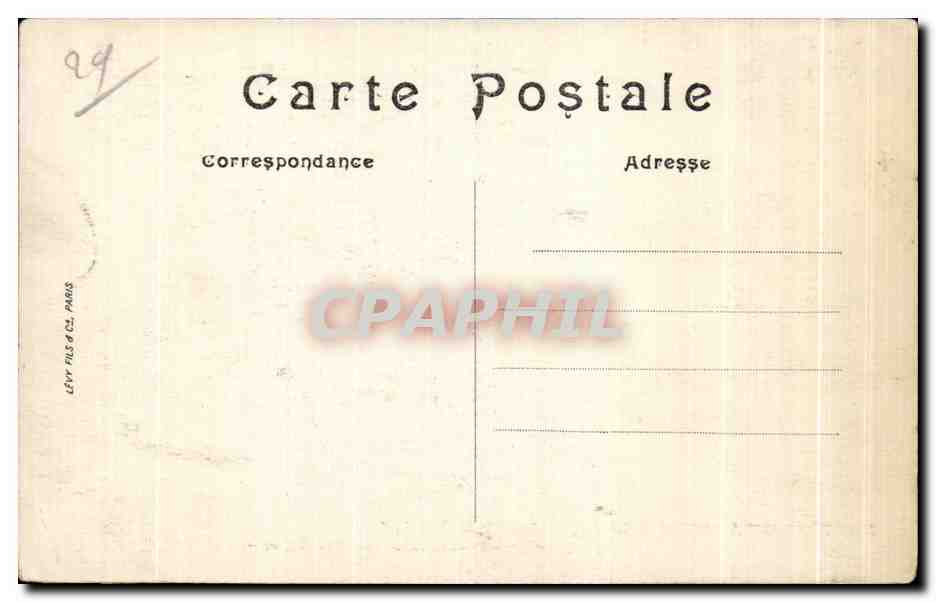 Trégastel-Primel (Finistère) — Le Château de Primel et la Grande-Roche de Castel-ar-Zalou — Lévr fils & Cie, Paris — Reverso