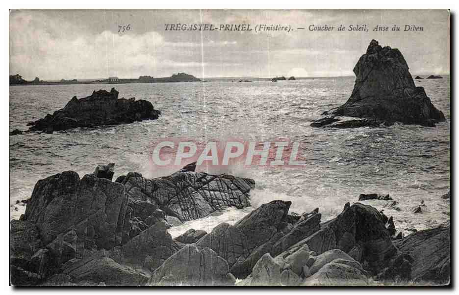 Trégastel-Primel (Finistère) — Couche de Soleil, Anse du Diben — n°756