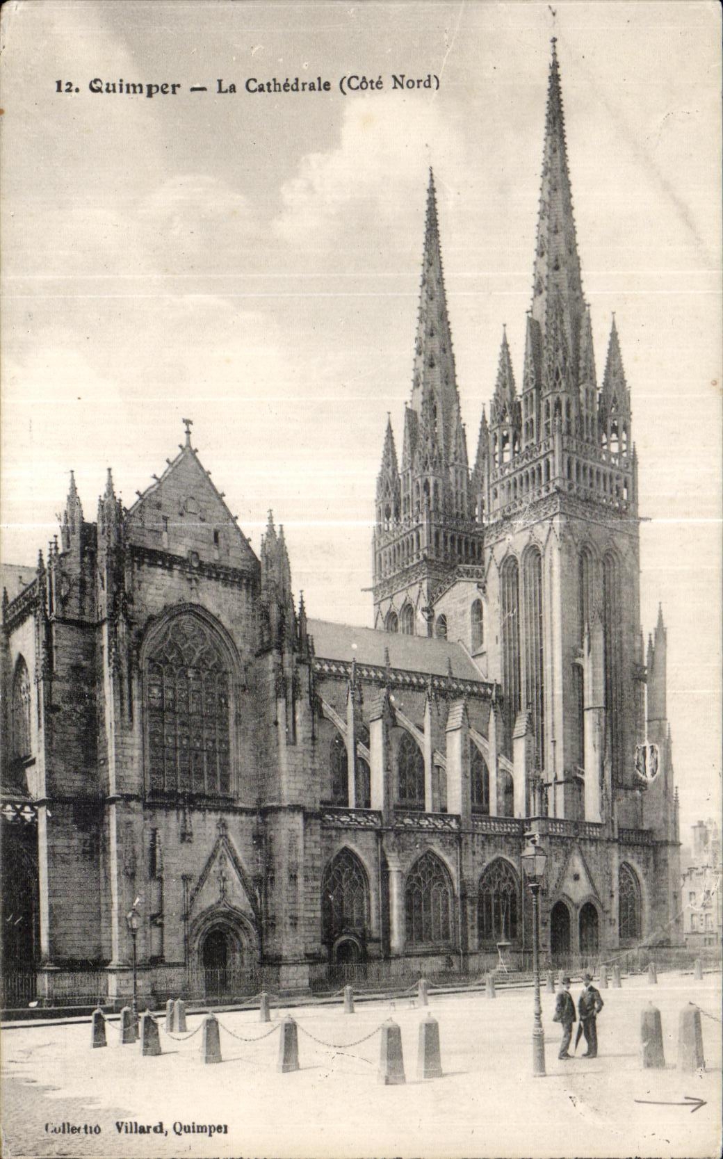 CPA Quimper La Cathedrale Cote Nord