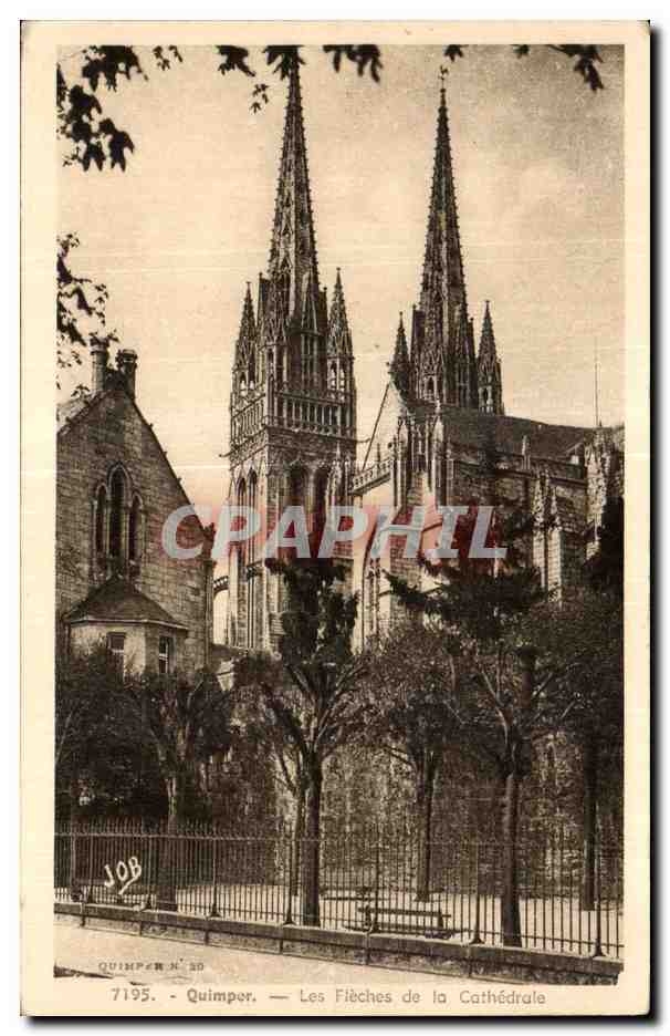 CPA Quimper Les Fieches de la Cathedrale