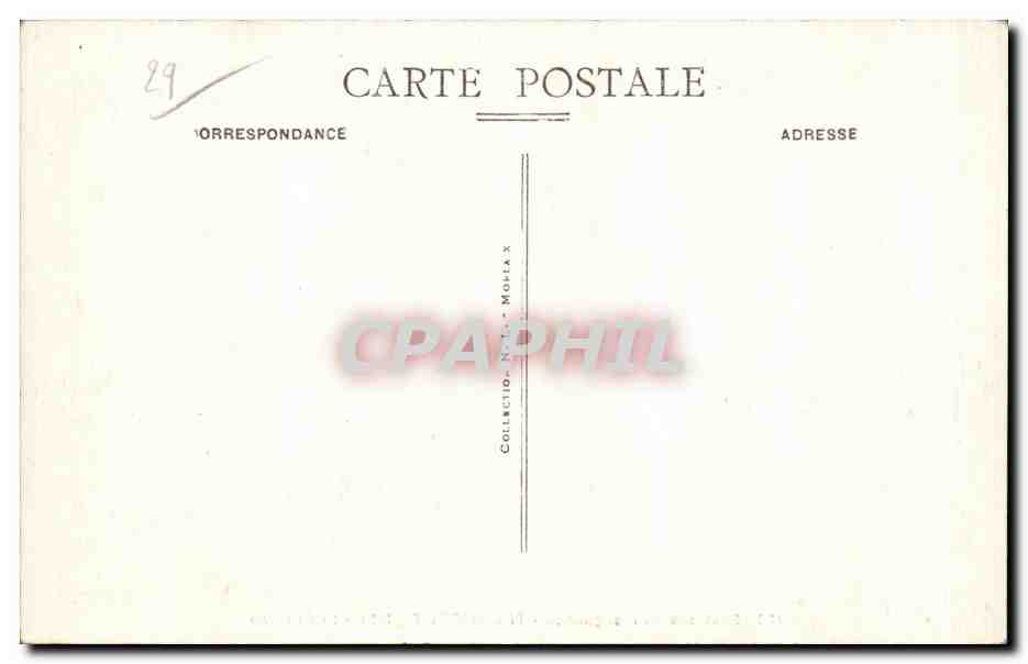 CPA Environs de Plougasnou Tregastel Primel Le Chateau — Rückseite