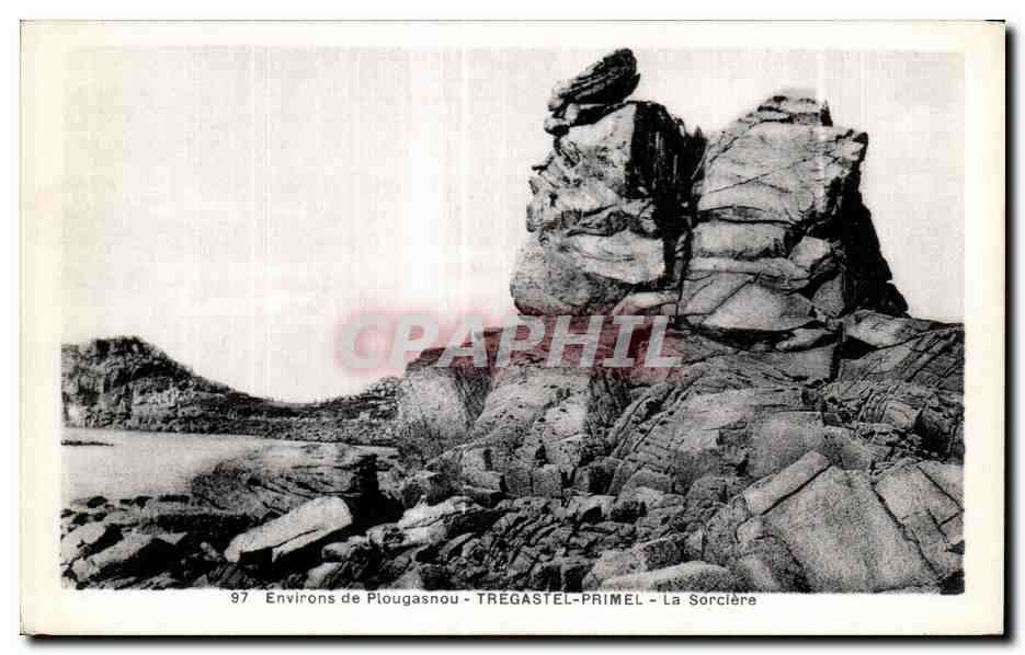 CPA Environs de Plougasnou Tregastel Primel La Sorciere