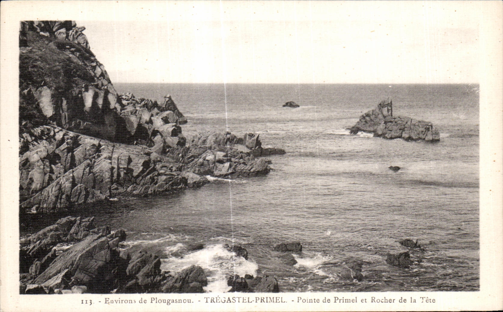 CPA Environs de Plougasnou Tregastel Prime Pointe de Primel et Rocher de la Tete