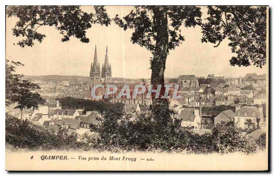 CPA Quimper Vue prise du Mont Frugy