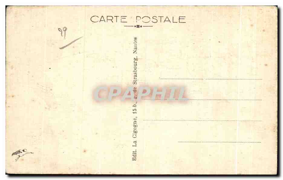 CPA Quimper Finistere La Cathedrale cote sud — Rückseite