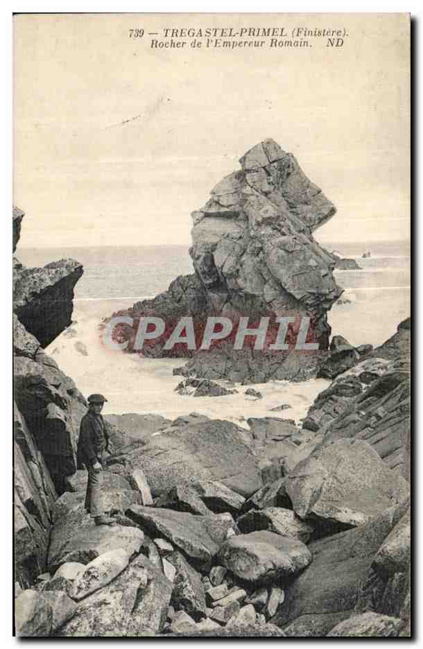 Tregastel-Primel (Finistère) — Rocher de l'Empereur Romain — éditeur ND, n° 739