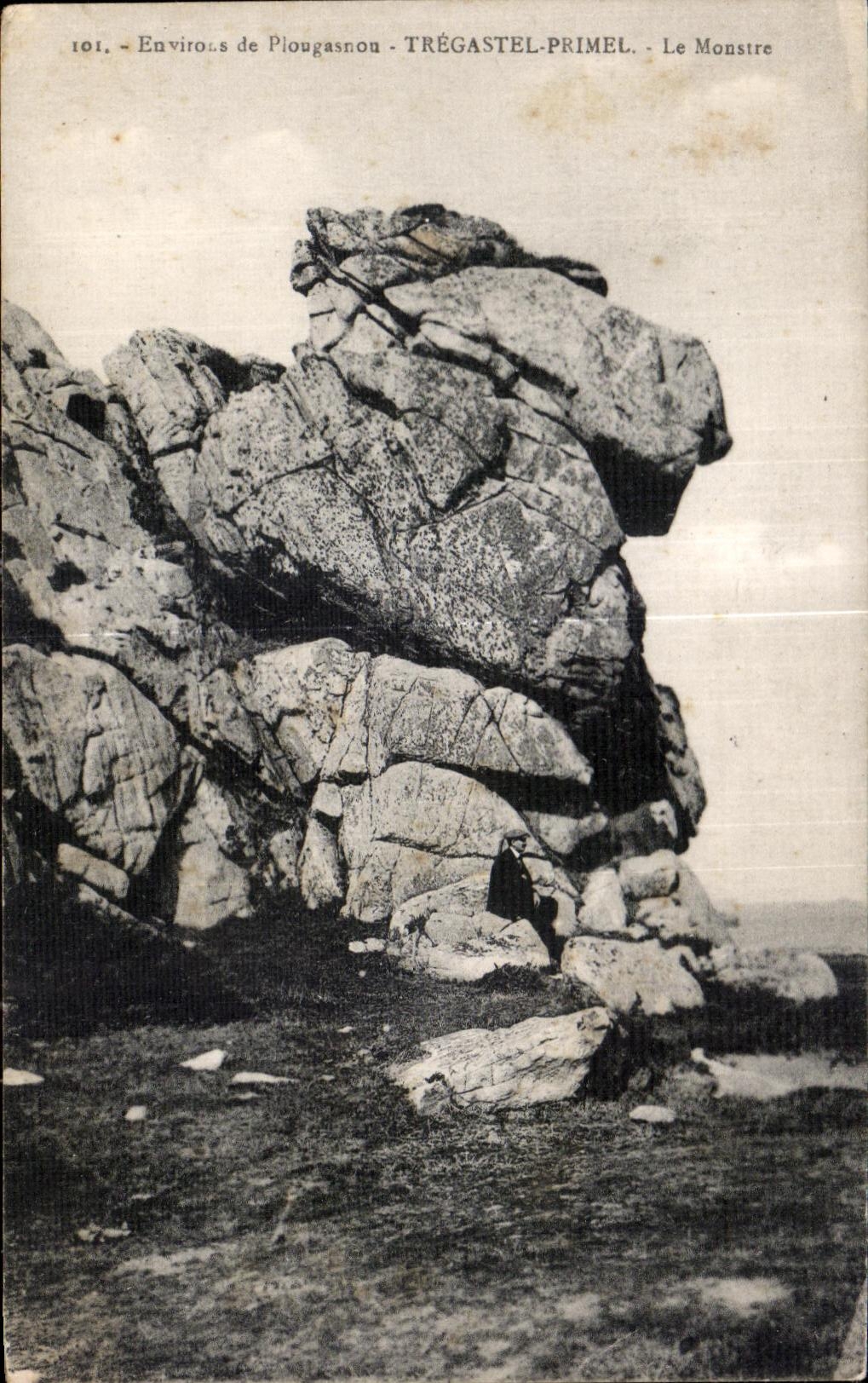 CPA Environs de Plougasnou Tregastel Primel Le Monstre
