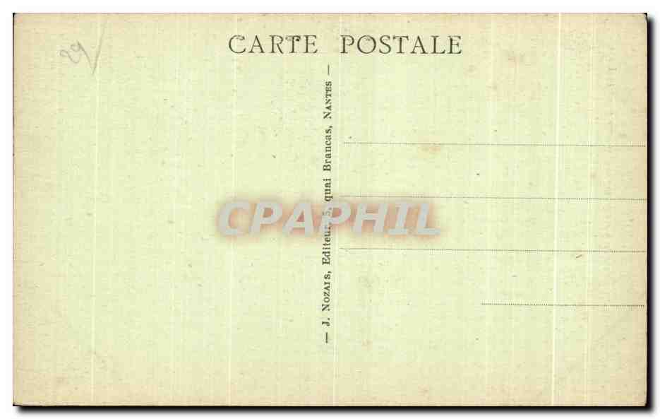 CPA Morlaix Vue partielle du centre de la ville Byrrh — Rückseite