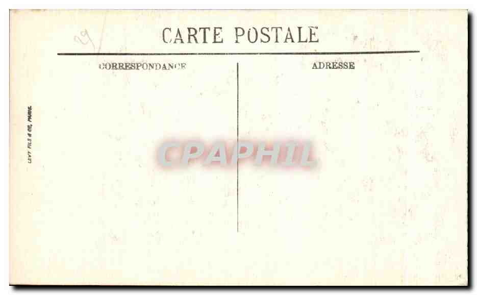 CPA Morlaix Fontaine des Carmelites — Rückseite
