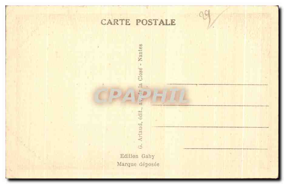 CPA Morlaix Route du Dourduff et Riviere de Morlaix — Rückseite