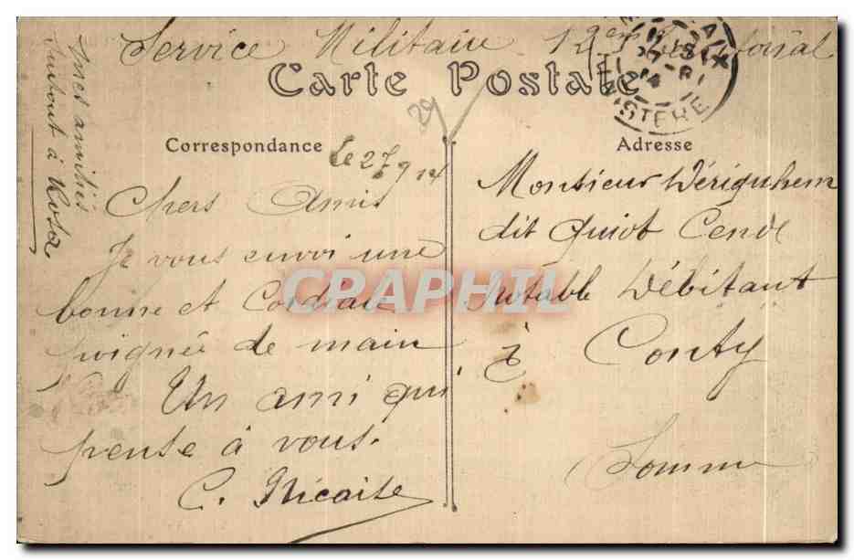 CPA Morlaix Le Viaduc vue prise de l Hotel de Ville — Rückseite