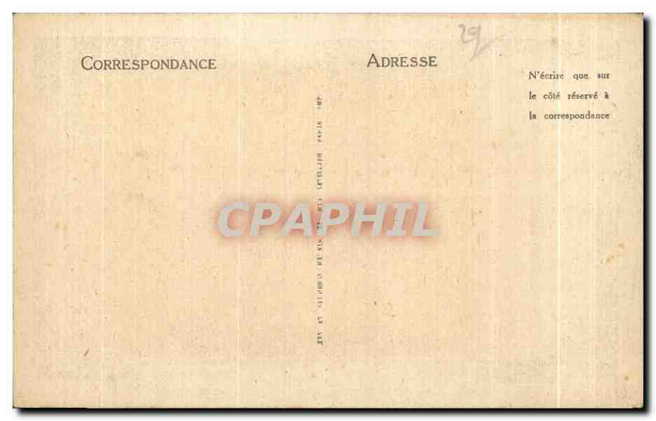 CPA Morlaix Eglise Saint Melaine L Autel Sainte Anne — Rückseite