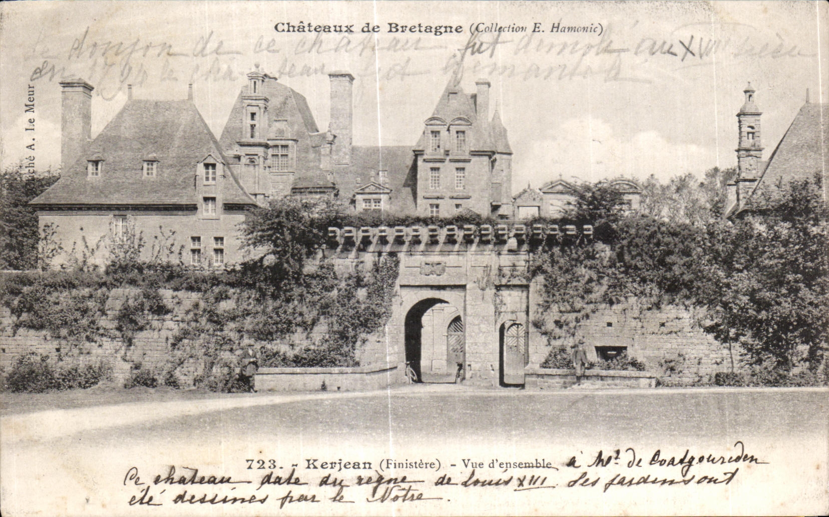 CPA Kerjean (Finistere) Vue d ensemble