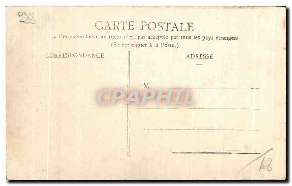 CPA Morlaix Interieur de3 l Escaller de la Grande Rue — Rückseite
