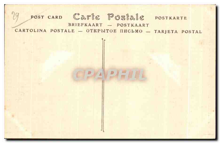 CPA Morlaix Le Clocher de l Eglise Saint Melaine — Rückseite