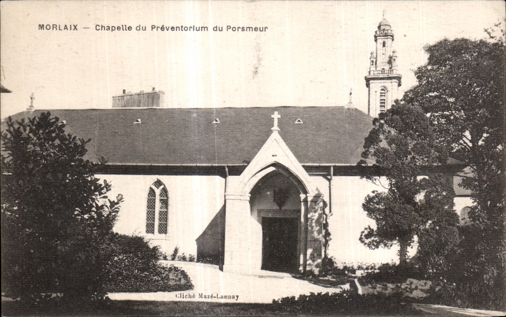 CPA Morlaix Chapelle du Preventorium du Porsmeur