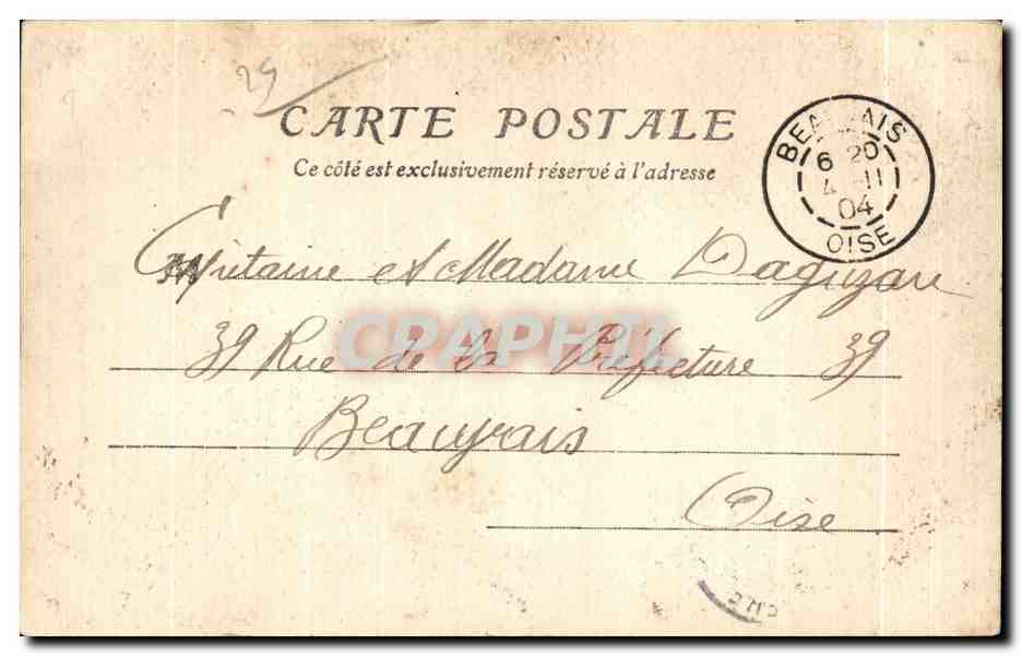CPA Morlaix Baptistere de Sant Melaine — Rückseite