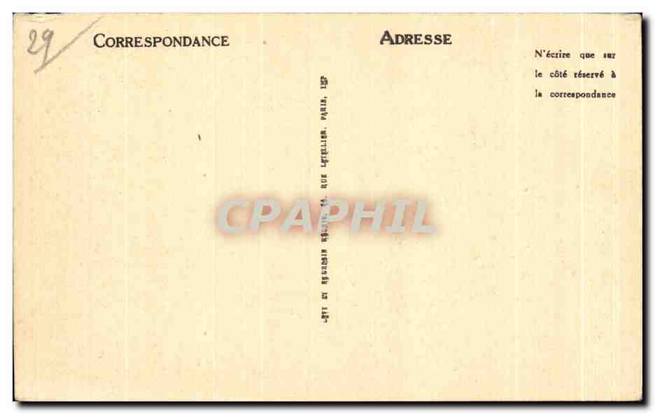 CPA Morlaix Rue d Aiguillon et Place de Viarmes — Rückseite