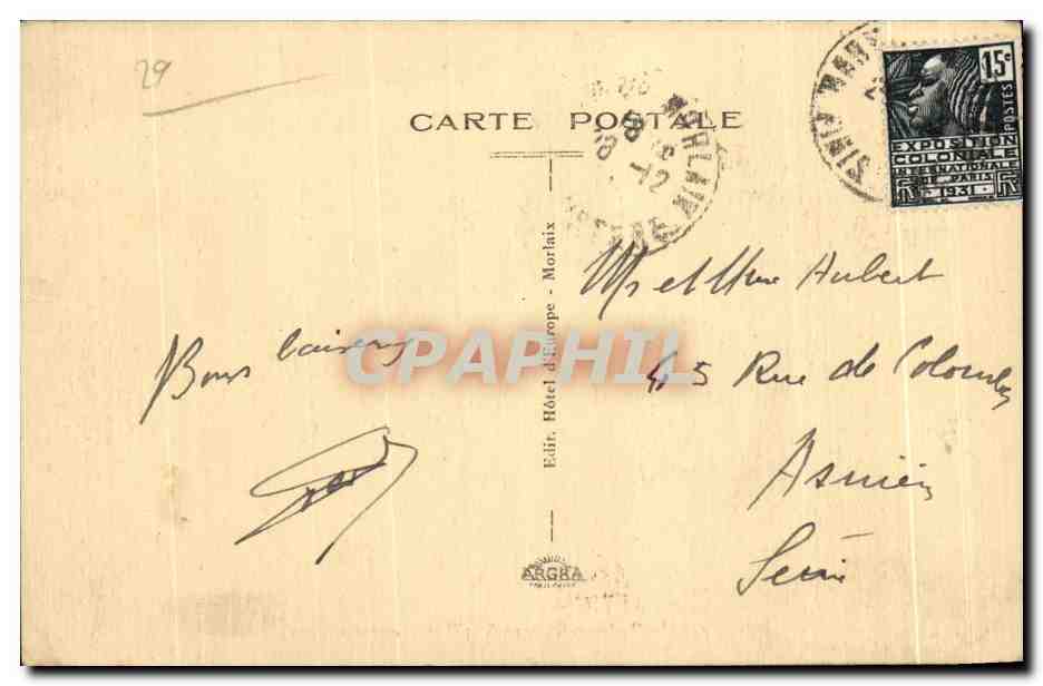 CPA Morlaix Le Viaduc et l Eglise  — Rückseite