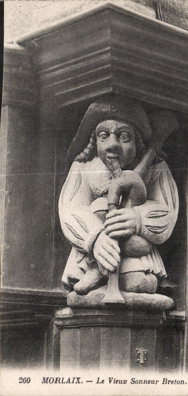CPA Morlaix Le Vieux Sonneur Breton