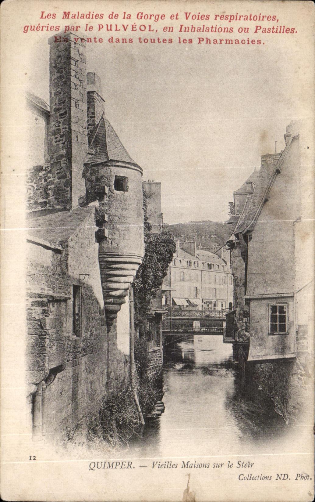 CPA Quimper Vieilles Maisons sur le Steir 