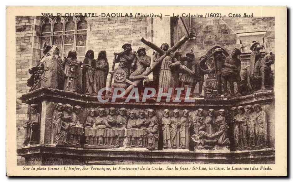 CPA Plougastel Daoulas Le Calvaire Cote Sud