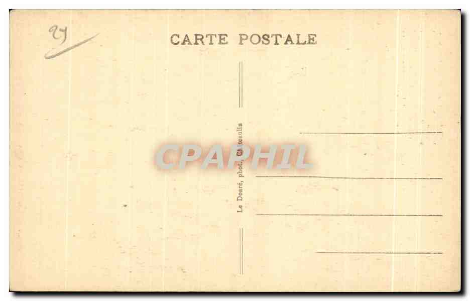 CPA Plougastel Daoulas Details du Calvaire — Rückseite