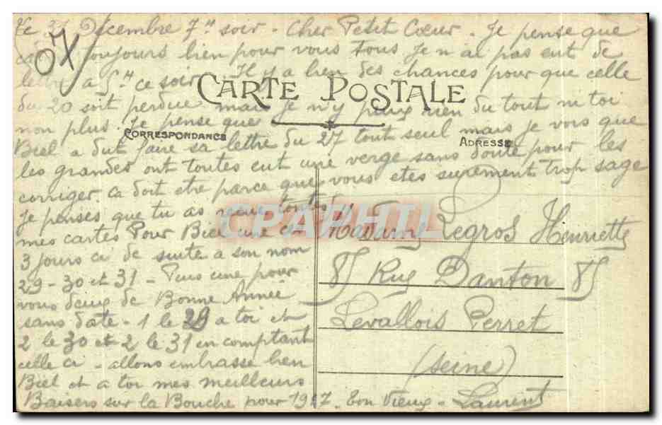 VIVIERS-sur-RHONE (Ardèche) — La Vierge, Viviers - Plaine de Châteauneuf — Collection Yve Esrissin — Rückseite