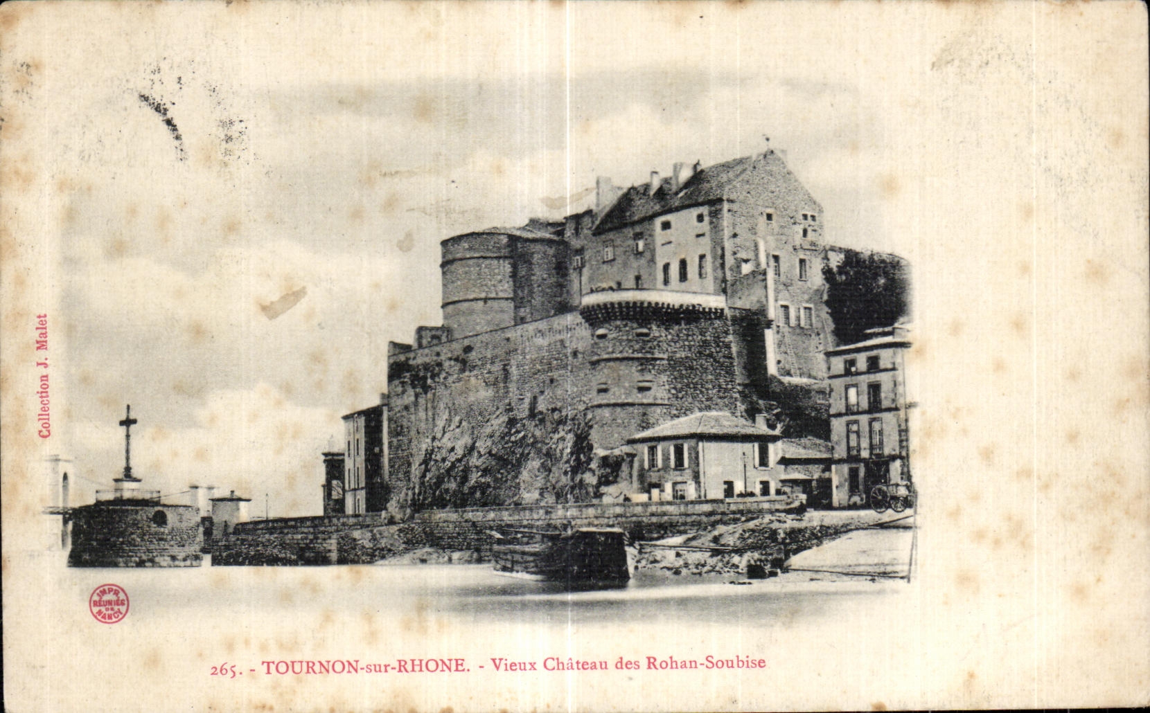 CPA Tournon sur Rhone Vieux Chateau des Rohan Soubise